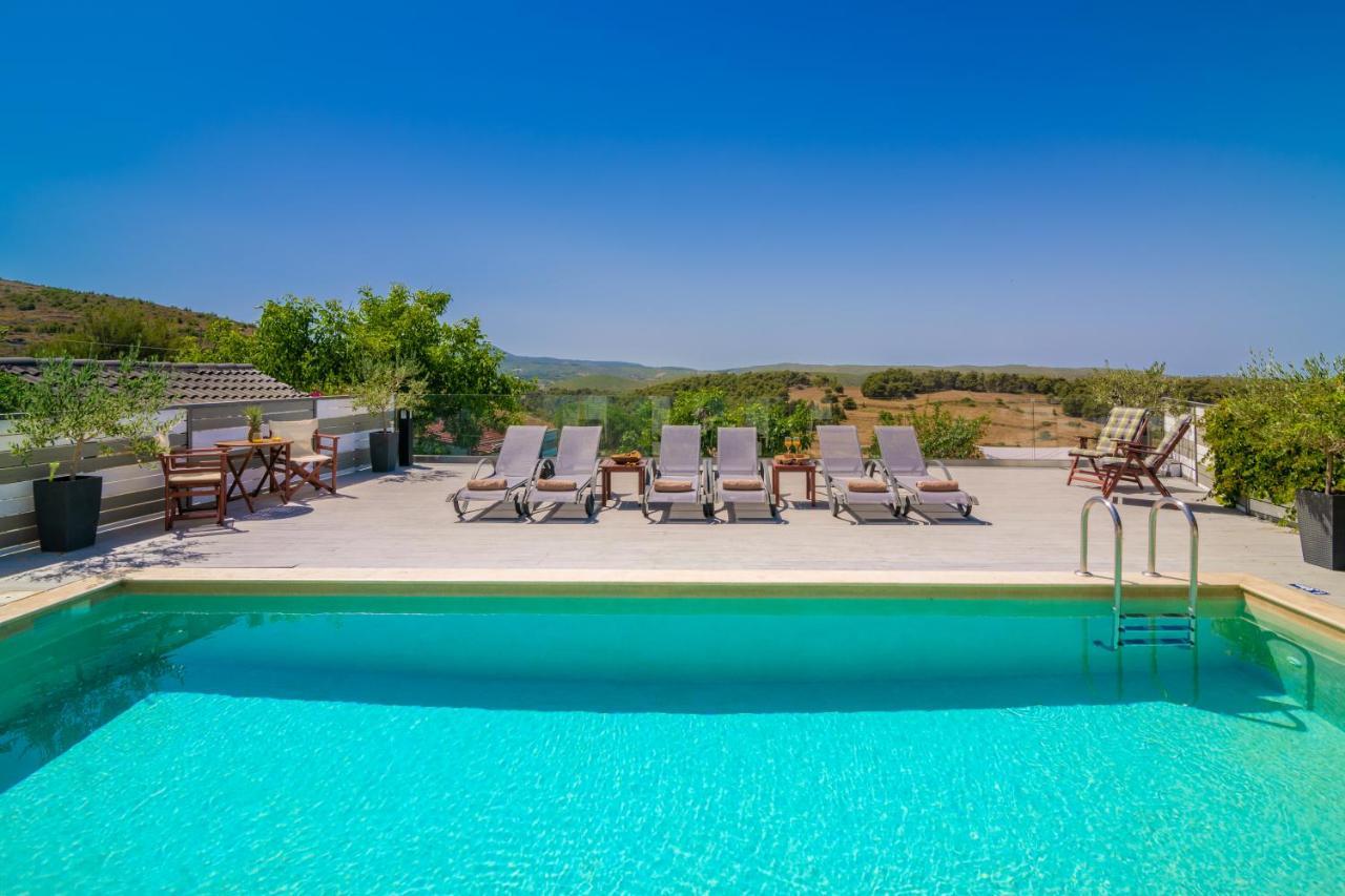 Villa Tramonto With Private Heated Pool, By Zantewize Volímai Zewnętrze zdjęcie
