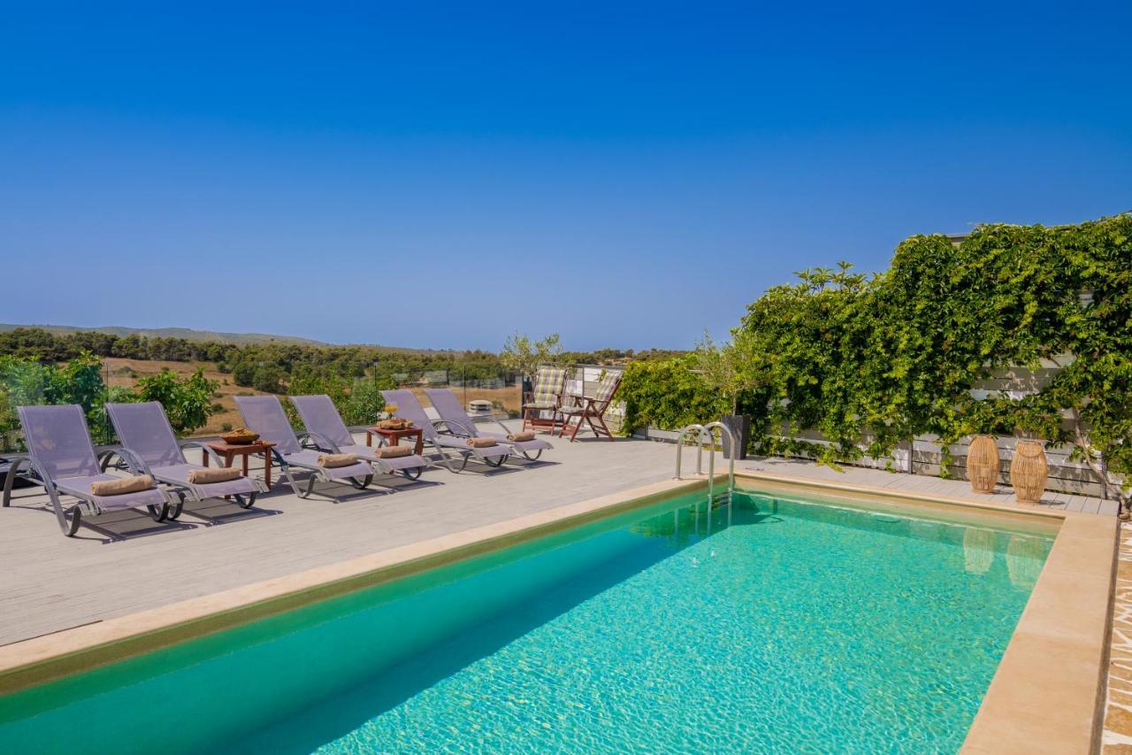 Villa Tramonto With Private Heated Pool, By Zantewize Volímai Zewnętrze zdjęcie