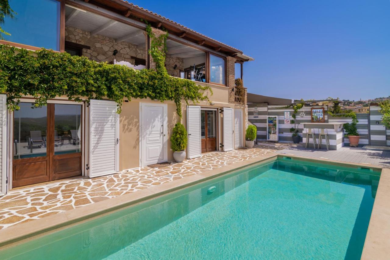 Villa Tramonto With Private Heated Pool, By Zantewize Volímai Zewnętrze zdjęcie